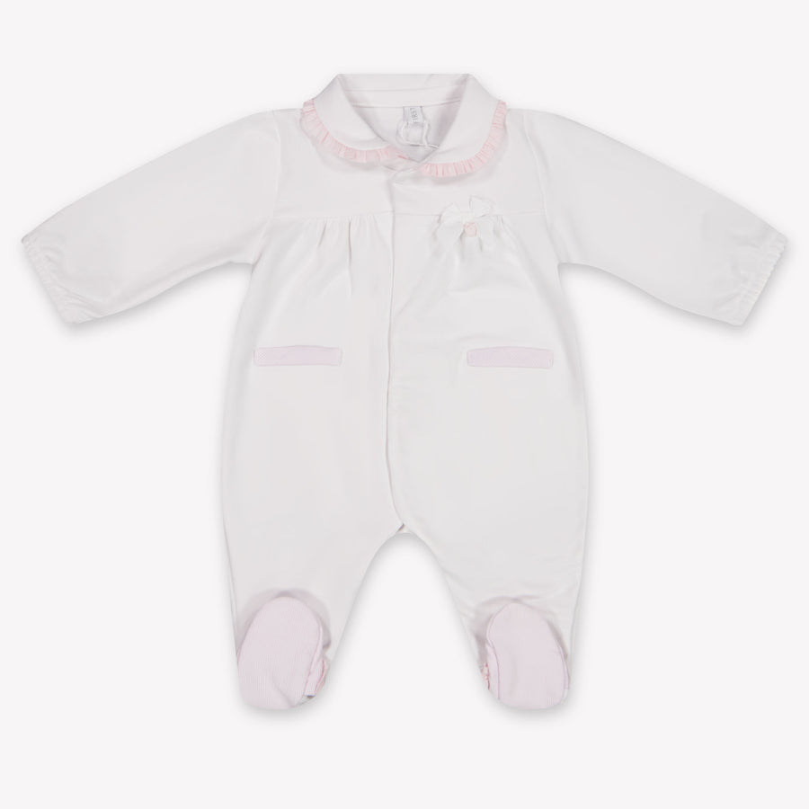 First Baby Mädchen Strampler in Weiß