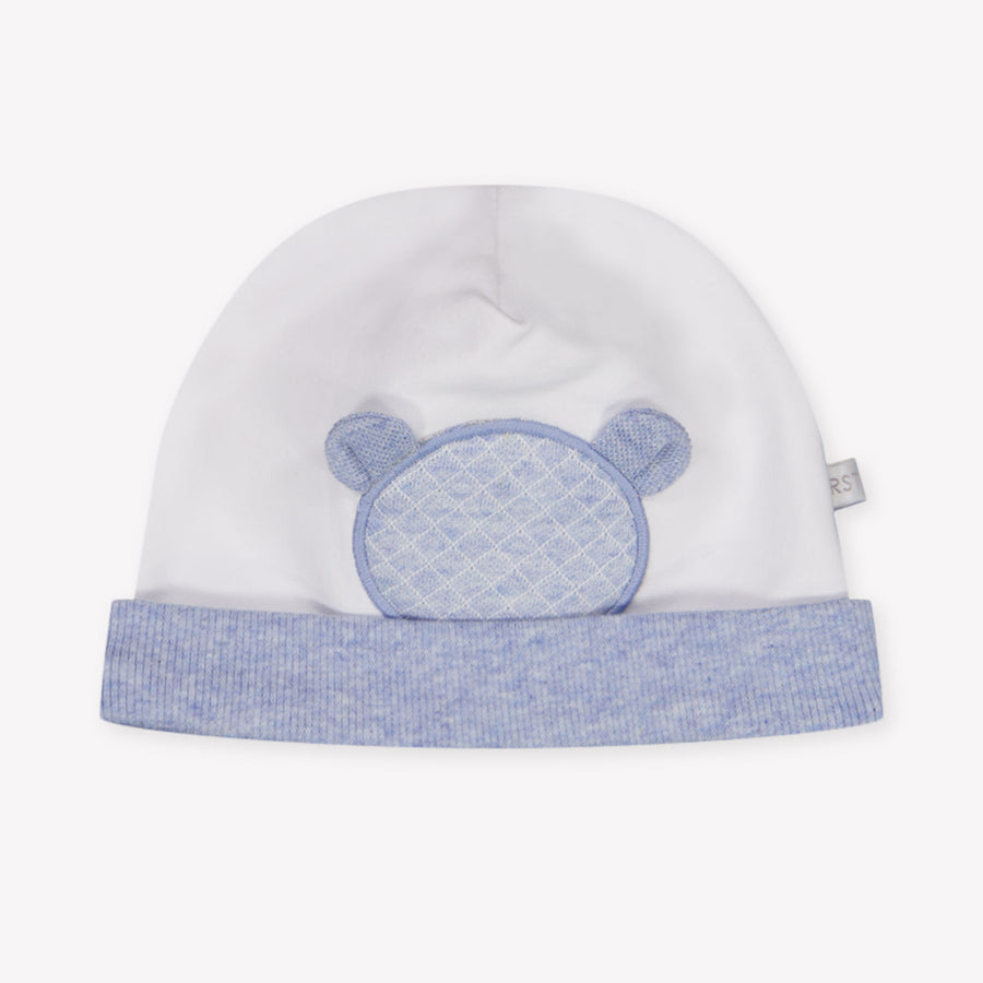 First Baby Jungen Mütze in Hellblau