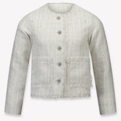 Prinsessefin niños Chicas colbert en Blanco Roto