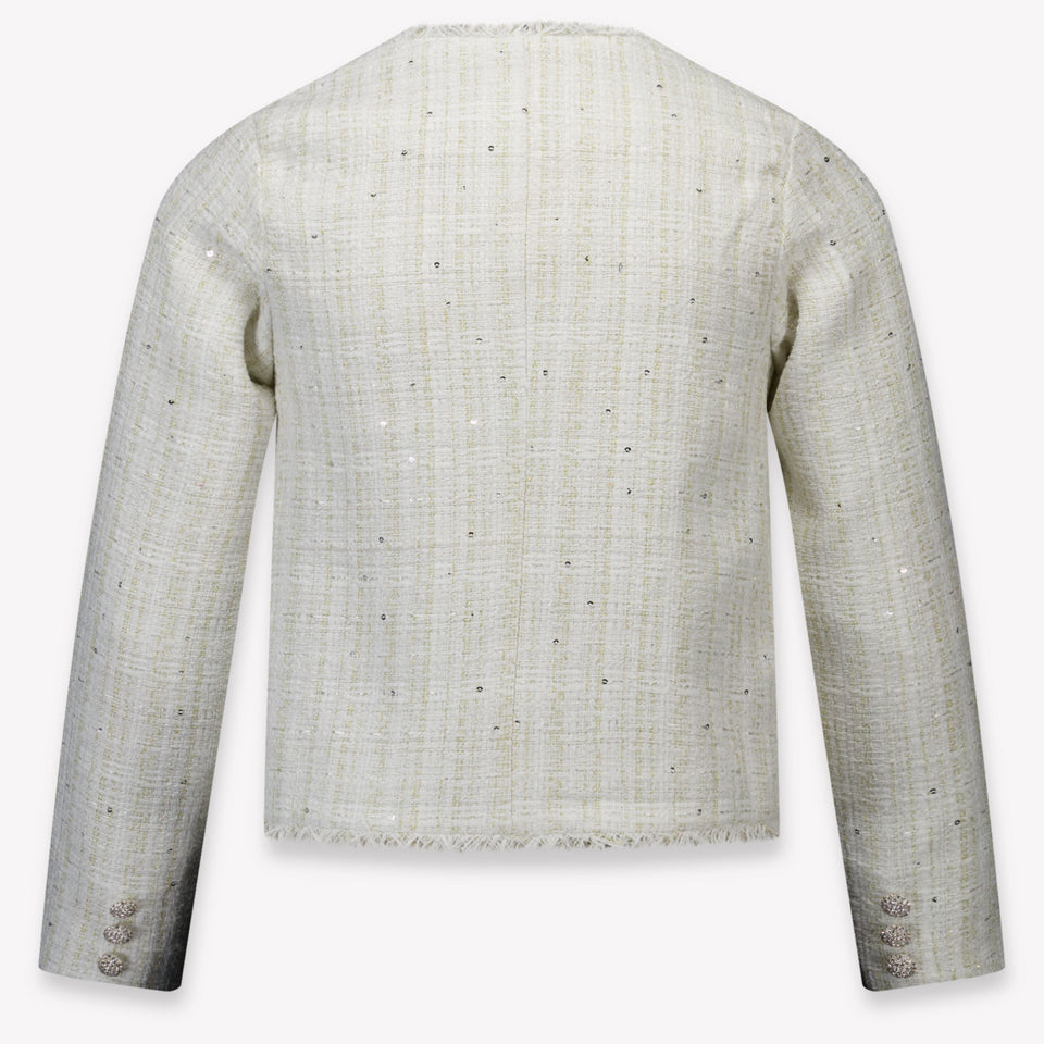 Prinsessefin niños Chicas colbert en Blanco Roto