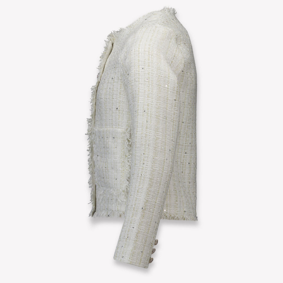 Prinsessefin niños Chicas colbert en Blanco Roto