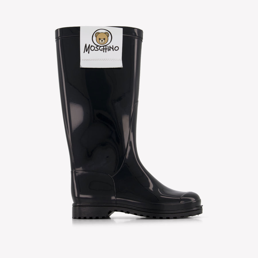 Moschino Girls Boots in Black