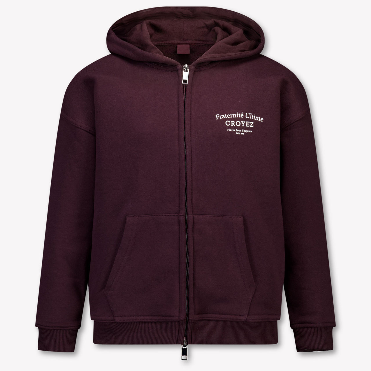 Croyez Kids Boys Cardigan In Bordeaux