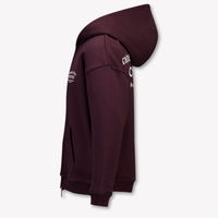 Croyez Kids Boys Cardigan In Bordeaux