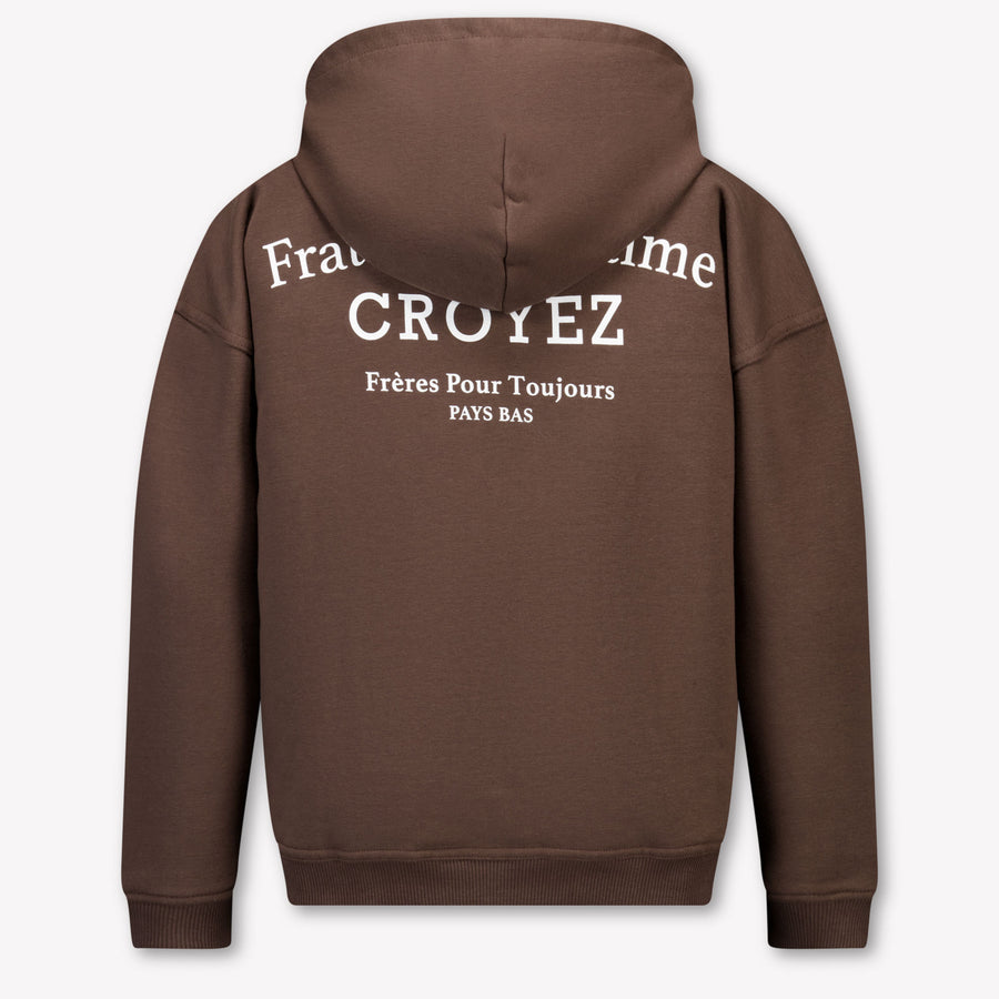 Croyez Kids Boys Vest In Dark Brown