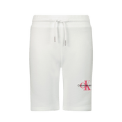Calvin Klein para niños pantalones cortos blancos