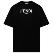 Camiseta Fendi Kinder Unisex Black