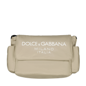 Dolce & Gabbana Baby Unisex Diaper Bag Beige