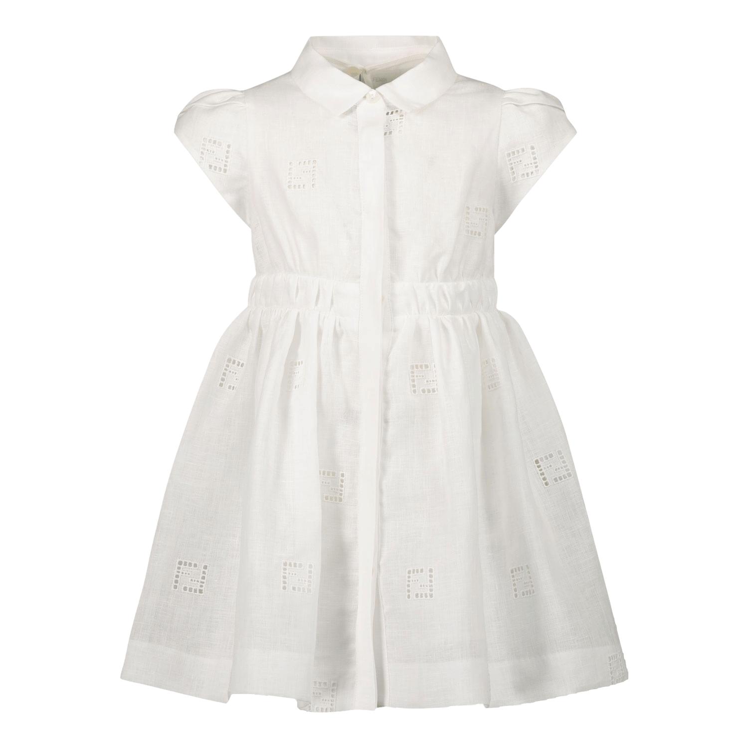 Fendi Baby Girls Dress White | Superstellar