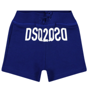 Dsquared2 shorts meninos escuros azul escuro