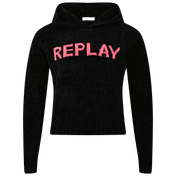 Replay Children's Girls Sweater Black