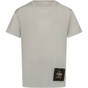 T-shirt Fendi Kinersex Beige