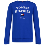 Tommy Hilfiger Kids Boys Sweater Cobalt Blue
