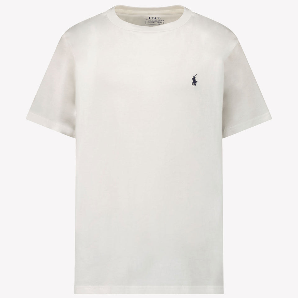 Ralph Lauren Ragazzo Ragazzi Maglietta dentro Bianco