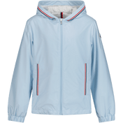 Moncler Kids Boys Giacca azzurra