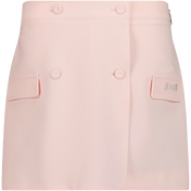 Pantalones cortos de amable msgm rosa claro