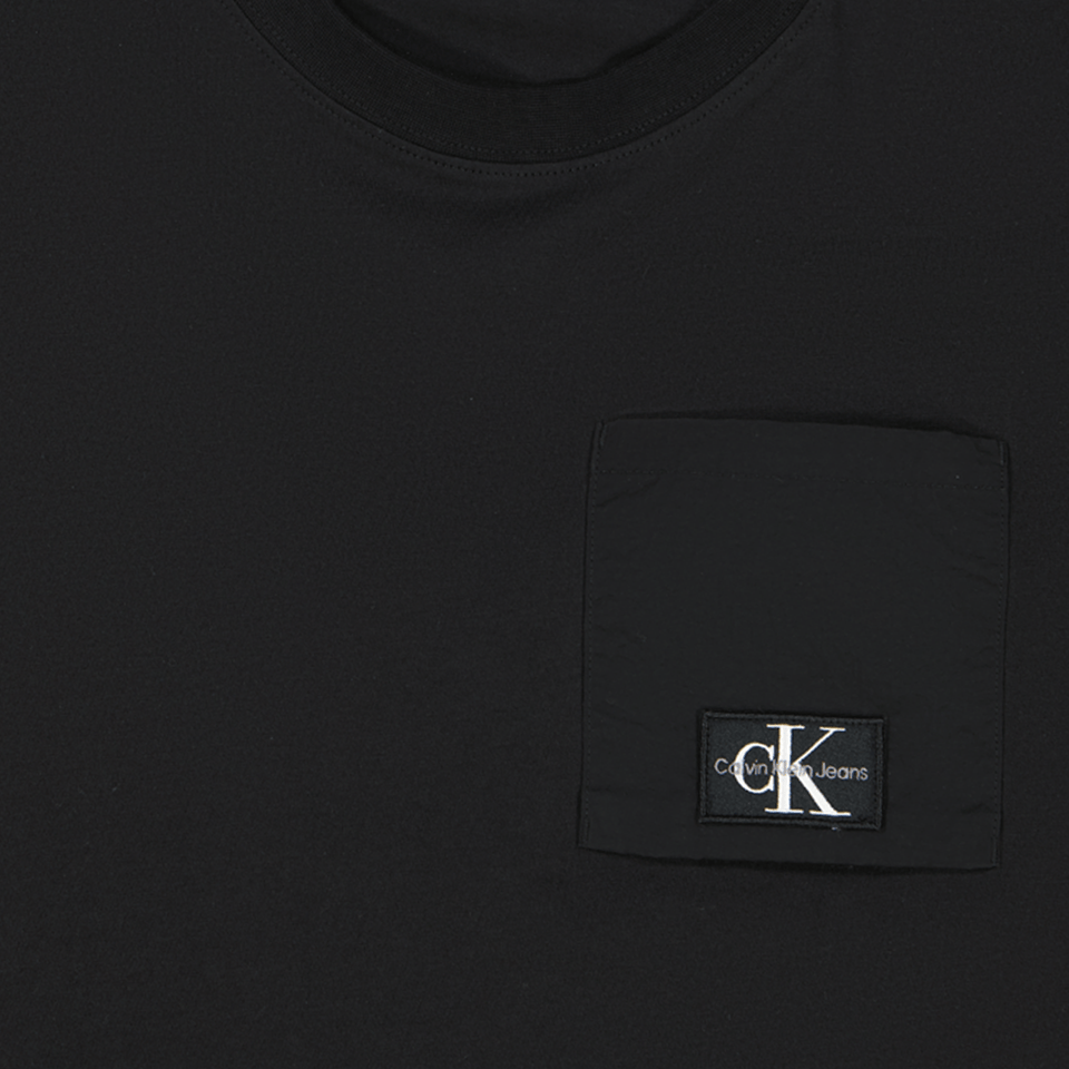 Calvin Klein Kinder Jongens T-Shirt Zwart