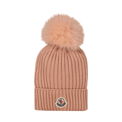 Moncler Children's Girls Hat ljusrosa