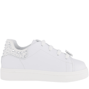 Monnalisa Children's Girls Sneaker White