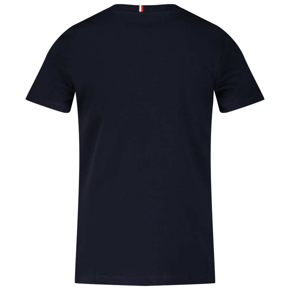 Tommy Hilfiger Kinder Unisex T-Shirt Navy
