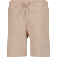 MSGM Kinder Shorts Beige 4Y