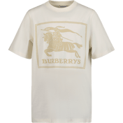 Burberry Kinder Unisex T -Shirt Creme