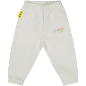 Off-White Bébé Garçons Pantalon Blanc