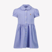 Ralph Lauren Baby Girls Dress Light Blue