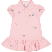 Ralph Lauren Baby Girls Dress ljusrosa rosa