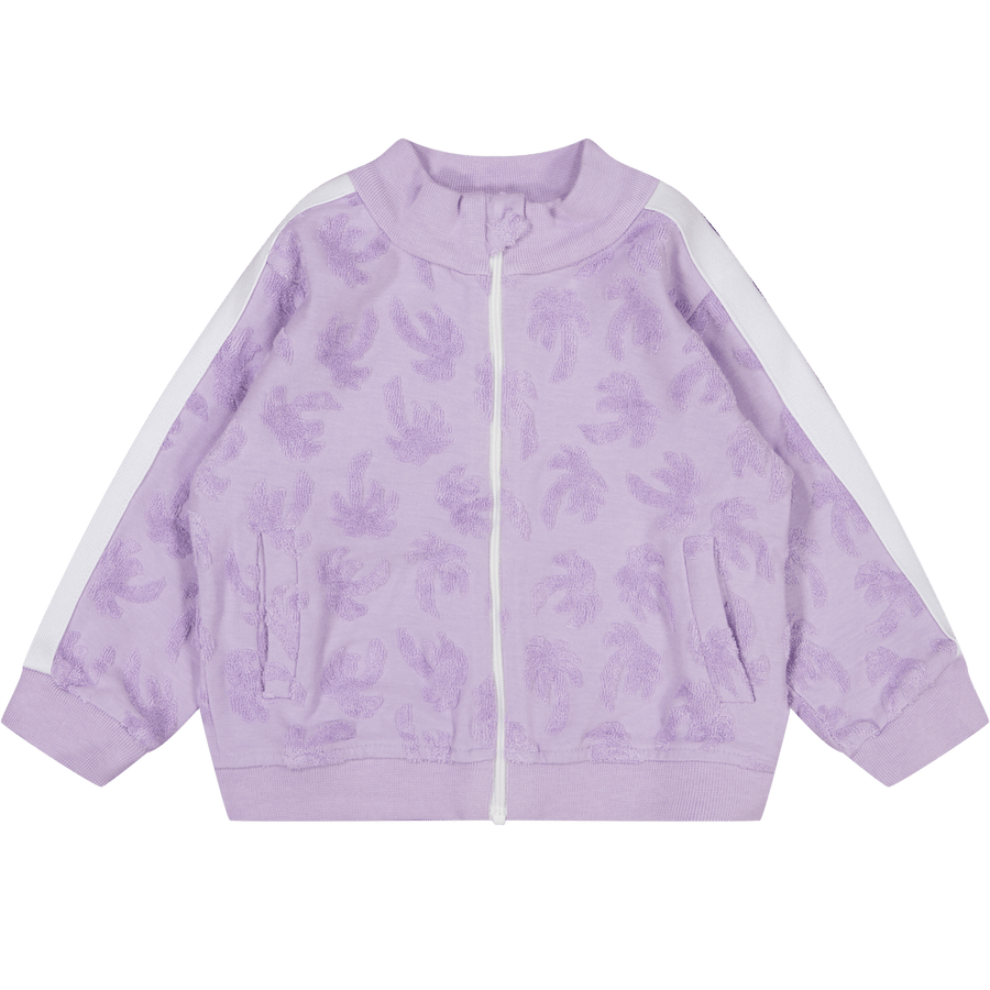 Palm Angels Baby Mädchen Strickjacke Lila