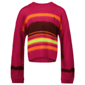Diesel Kids Girls Sweater Fuchsia