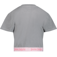 Palm Angels Kinder Meisjes T-Shirt Donker Grijs