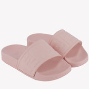 Zapatillas de chicas fendi rosa claro