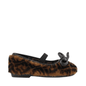 Fendi Children's Girls Shoes Brown