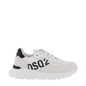Dsquared2 slags unisex sneakers hvid
