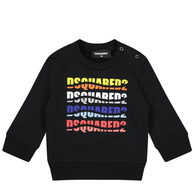 Dsquared2 Baby Unisex Trui Zwart 3 mnd