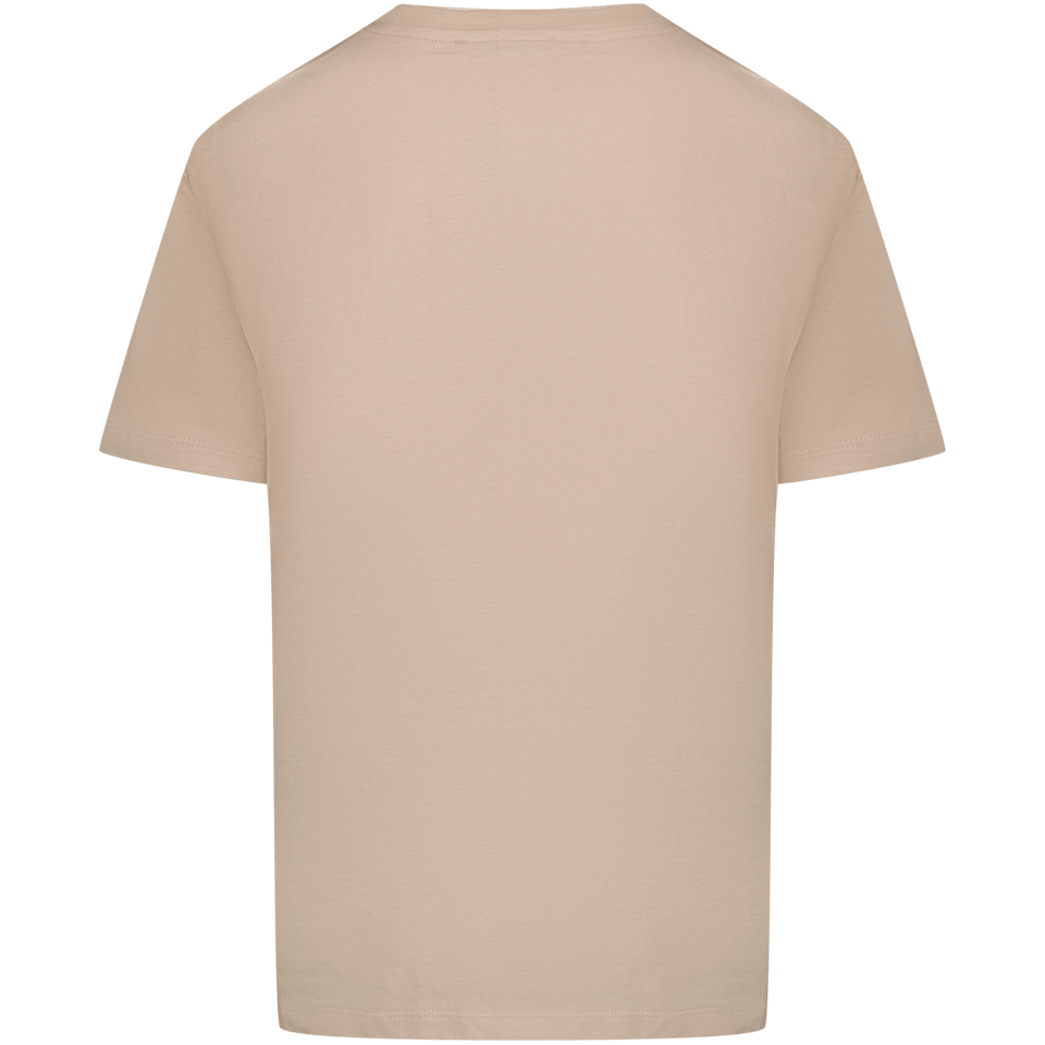 MSGM Kinder T-Shirt Beige