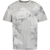 Givenchy Kids unisex camiseta gris