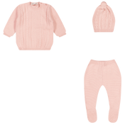 Mayoral Girls Box Suit Light Pink