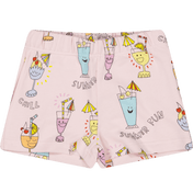 Stella McCartney para niños pantalones cortos de color rosa claro