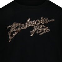 Balmain Kinder Meisjes T-Shirt Zwart