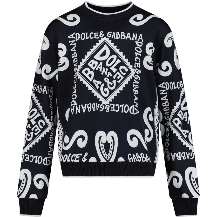 Dolce & Gabbana Kinder Trui Navy