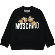 Moschino Baby Unisex Pullover Schwarz