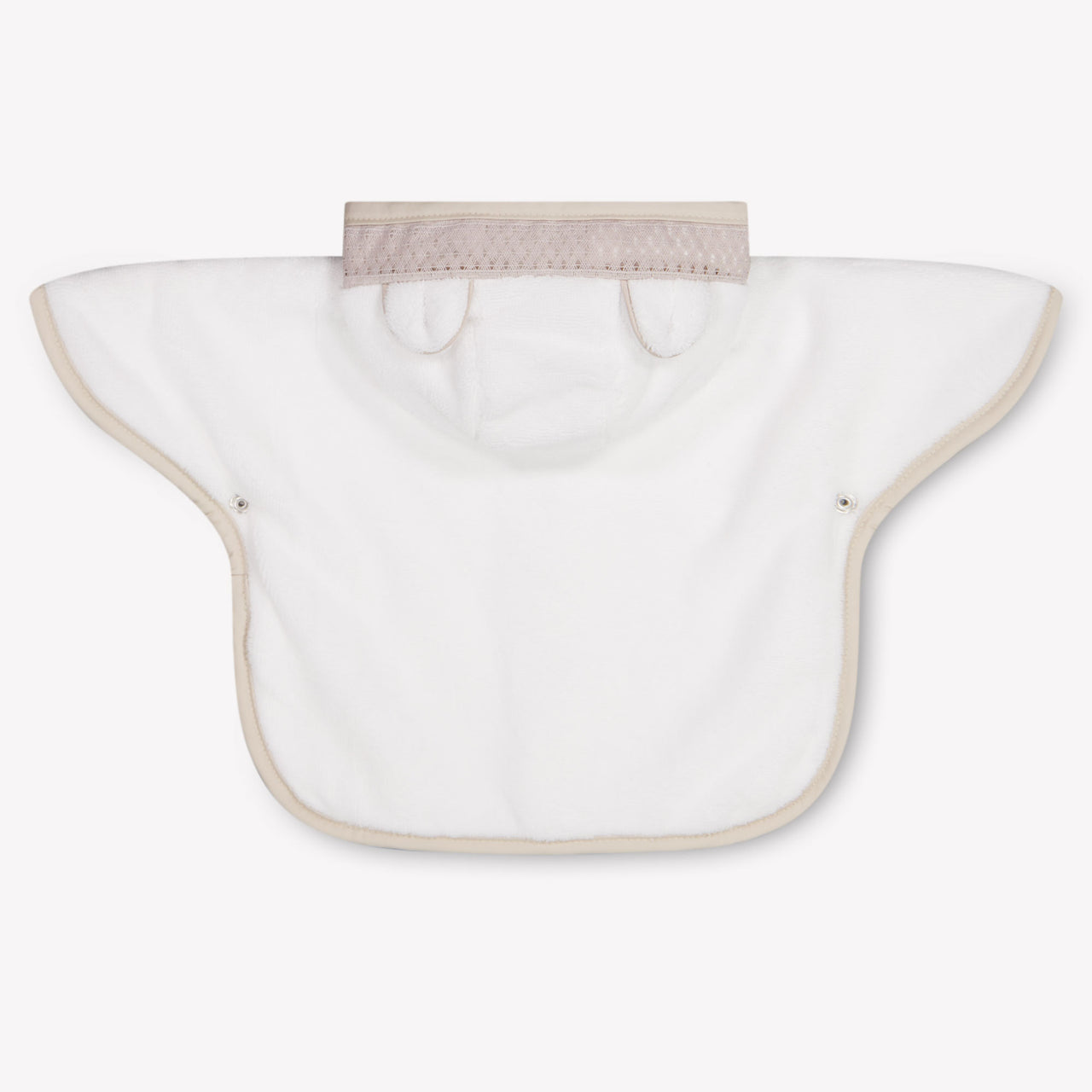 First Baby Unisex Poncho Badjas In Wit
