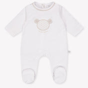 First bebe Unisex Mono corto en Blanco