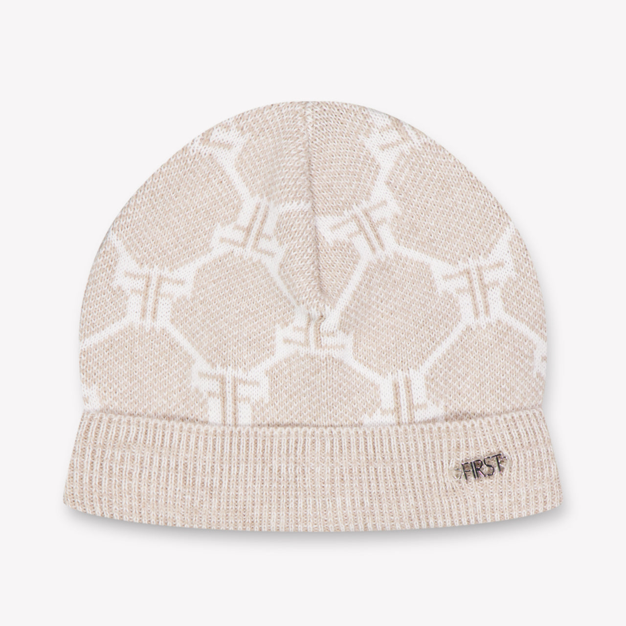First bebe Chicos sombrero en Beige
