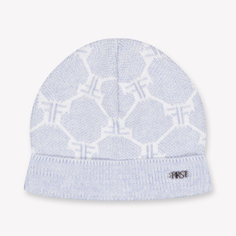 First Baby Boys Hat In Light Blue