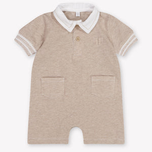 First Baby-Unisex-Strampler In Beige