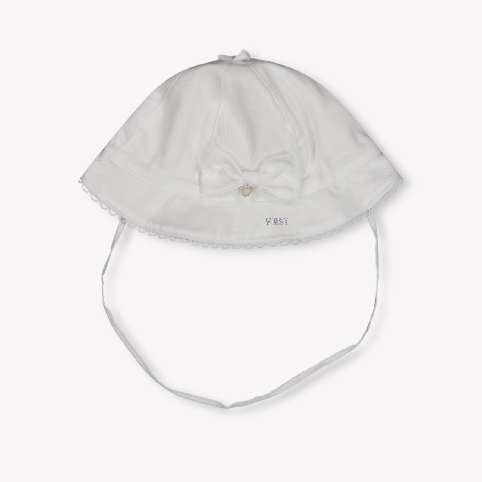 First Bambino Ragazze Cappello dentro Bianco