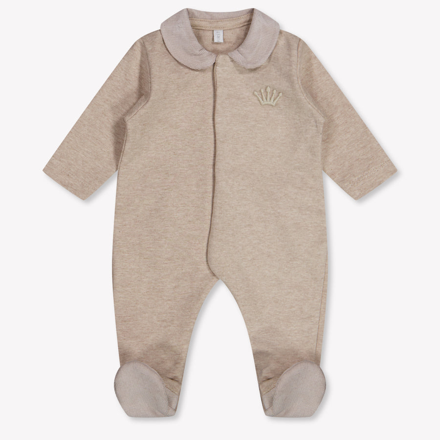 First bebe Chicos Mono corto en Beige